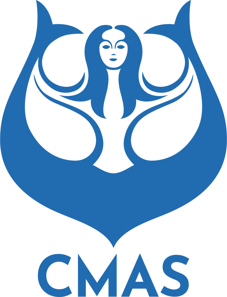 Logo CMAS - Confederación Mundial de Actividades Subacuáticas